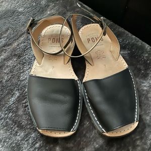 PONS AVARCAS classic ankle strap sz 7 VGUC